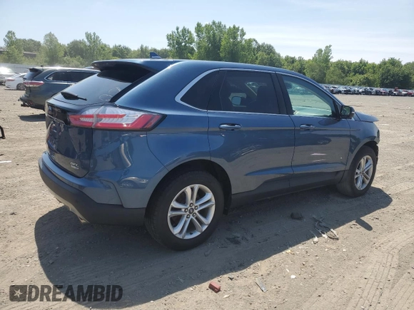 2019 Ford Edge SEL with VIN 2FMPK4J97KBC13313, listed as a Copart auction lot 59374325 with 41,071 mi miles and Salvage title. Bid and sale history available at DreamBid. Image 3.
