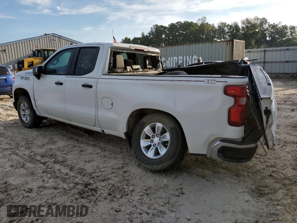 2020 Chevrolet Silverado 1500 Work Truck with VIN 1GCRYAEF7LZ333816, listed as a Copart auction lot 74290974 with 99,562 mi miles and Non Repairable. Bid and sale history available at carsss.com. Image 2.