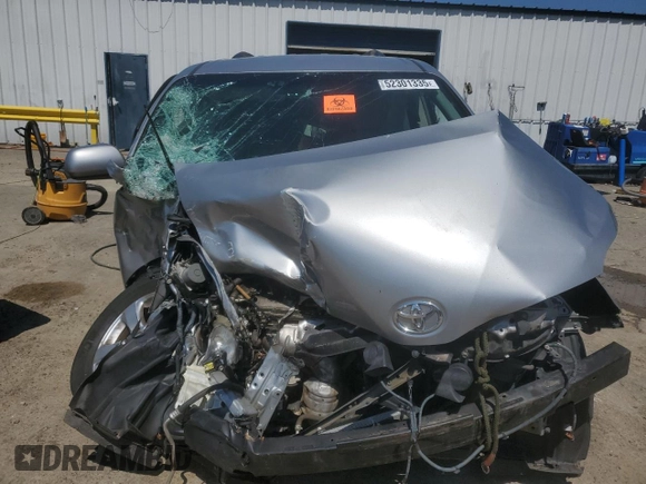2014 Toyota Sienna LE AAS with VIN 5TDKK3DC5ES447565, listed as a Copart auction lot 52301335 with 0 mi miles and Salvage Title. Bid and sale history available at carsss.com. Image 5.