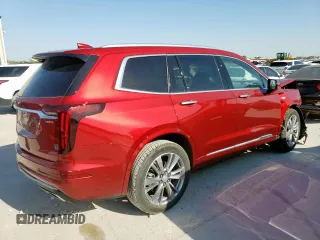 2024 Cadillac XT6 FWD Premium Luxury with VIN 1GYKPCRS6RZ715118, listed as a Copart auction lot 50512905 with 11,563 mi miles and Salvage Title. Bid and sale history available at carsss.com. Image 3.