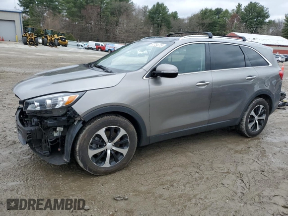 2017 Kia Sorento EX with VIN 5XYPHDA55HG225593, listed as a Copart auction lot 52734715 with 64,423 mi miles and Salvage Title. Bid and sale history available at DreamBid. Image 1.