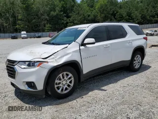 2019 Chevrolet Traverse LT Cloth with VIN 1GNERGKW8KJ188888, listed as a Copart auction lot 60644675 with 66,835 mi miles and Salvage title. Bid and sale history available at DreamBid. Image 1.