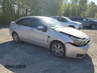 2008 Ford Focus SE with VIN 1FAHP35N68W225445, listed as a Copart auction lot 55587925 with 109,547 mi miles and Salvage Title. Bid and sale history available at DreamBid. Image 4.