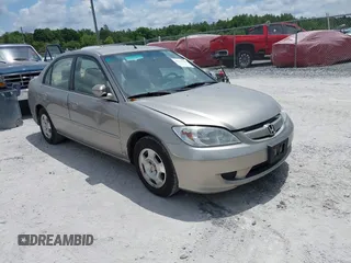 2004 Honda Civic Hybrid with VIN JHMES95644S021296, listed as a IAAI auction lot 42153296 with 281,563 mi miles. Bid and sale history available at carsss.com. Image 1.