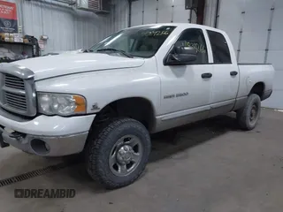 2005 Dodge 2500 SLT with VIN 3D7KS28C05G754988, listed as a IAAI auction lot 41834266 with 163,614 mi miles. Bid and sale history available at carsss.com. Image 21.