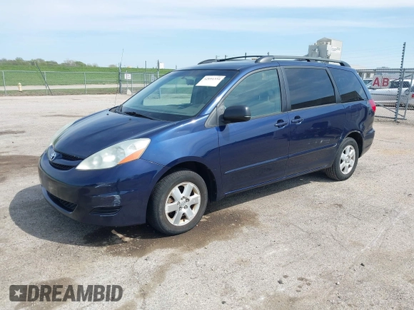2006 Toyota Sienna CE with VIN 5TDZA23C36S480675, listed as a IAAI auction lot 42091334 with 131,121 mi miles. Bid and sale history available at carsss.com. Image 2.