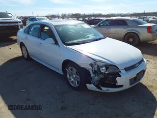 2013 Chevrolet Impala LT with VIN 2G1WG5E30D1262478, listed as a IAAI auction lot 41779808 with 186,576 mi miles and . Bid and sale history available at DreamBid. Image 1.