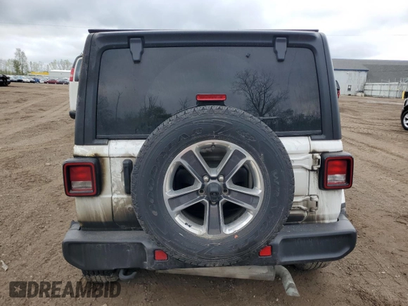 2018 Jeep Wrangler Unlimited Sahara с VIN 1C4HJXEN5JW211304, выставлен на аукционе Copart как лот 56694995 с пробегом Не указан миль и Чистый • Clean title. История ставок и продаж доступна на DreamBid. Изображение 6.