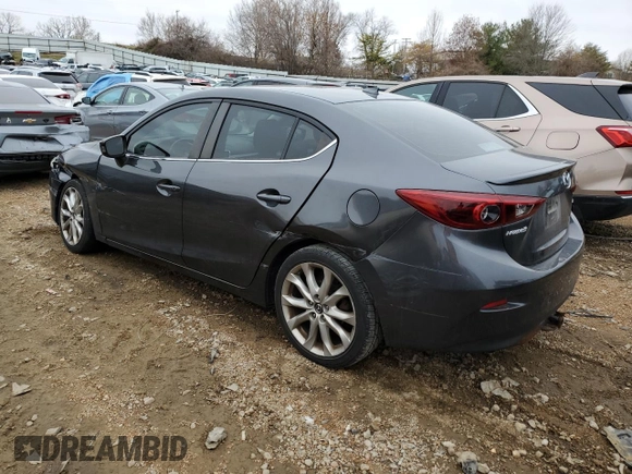 2014 Mazda 3 S Touring with VIN JM1BM1V30E1142940, listed as a Copart auction lot 82905173 with Not Provided miles and Salvage Title. Bid and sale history available at DreamBid. Image 2.