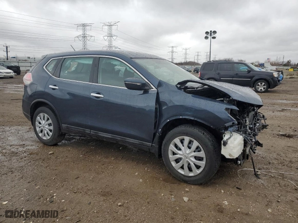2015 Nissan Rogue S with VIN 5N1AT2MT8FC761681, listed as a Copart auction lot 47446295 with 103,946 mi miles and Salvage Title. Bid and sale history available at carsss.com. Image 4.