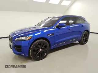 2018 Jaguar F-Pace 30t R-Sport with VIN SADCL2GX6JA294734, listed as a Copart auction lot 45426585 with 185,196 mi miles and Clean title. Bid and sale history available at DreamBid. Image 1.