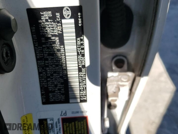 2013 Toyota Camry L with VIN 4T1BF1FK4DU642804, listed as a Copart auction lot 42047105 with 181,542 mi miles and Salvage Title. Bid and sale history available at carsss.com. Image 13.