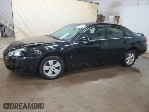 2008 Chevrolet Impala LT with VIN 2G1WT58K189123823, listed as a Copart auction lot 48226725 with 370,987 mi miles and Clean Title. Bid and sale history available at DreamBid. Image 1.