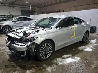 2018 Ford Fusion Hybrid Titanium with VIN 3FA6P0RU6JR181690, listed as a Copart auction lot 46297175 with 87,569 mi miles and Salvage Title. Bid and sale history available at carsss.com. Image 1.