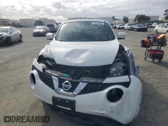 2015 Nissan Juke S with VIN JN8AF5MR5FT505956, listed as a Copart auction lot 51015955 with 41,185 mi miles and Salvage Title. Bid and sale history available at carsss.com. Image 5.