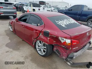 2006 Lexus IS 250 with VIN JTHBK262062006786, listed as a IAAI auction lot 41413517 with 157,788 mi miles and . Bid and sale history available at DreamBid. Image 3.