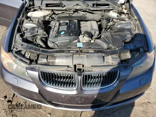 2007 BMW 3 Series 328xi with VIN WBAVC73557KP35114, listed as a Copart auction lot 51818055 with 225,165 mi miles and Salvage title. Bid and sale history available at DreamBid. Image 11.