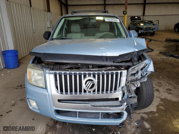 2008 Mercury Mariner Premier with VIN 4M2CU87178KJ12495, listed as a Copart auction lot 74225544 with 133,771 mi miles and Salvage Title. Bid and sale history available at carsss.com. Image 5.