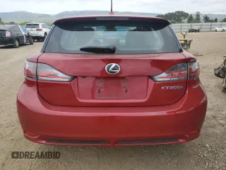 2013 Lexus CT 200h with VIN JTHKD5BH7D2128600, listed as a Copart auction lot 54270695 with 182,401 mi miles and Salvage title. Bid and sale history available at DreamBid. Image 6.