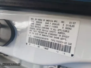2007 Acura TL with VIN 19UUA66247A018775, listed as a IAAI auction lot 41848413 with 141,381 mi miles. Bid and sale history available at carsss.com. Image 9.