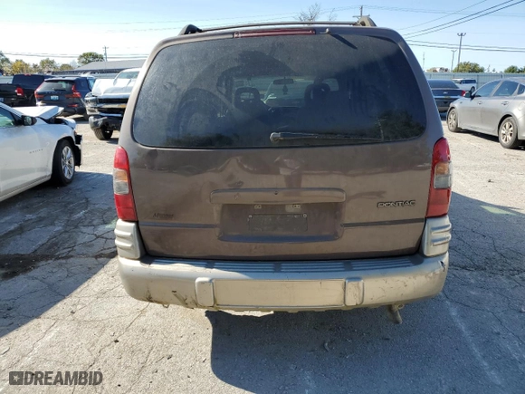 2001 Pontiac Montana with VIN 1GMDX03E01D177206, listed as a Copart auction lot 75997674 with 0 mi miles and Salvage Title. Bid and sale history available at carsss.com. Image 6.