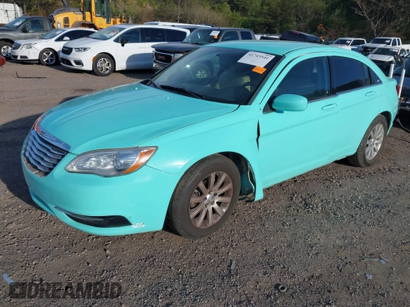 2014 Chrysler 200 Touring with VIN 1C3CCBBB6EN191162, listed as a IAAI auction lot 41743541 with 161,099 mi miles. Bid and sale history available at carsss.com. Image 2.