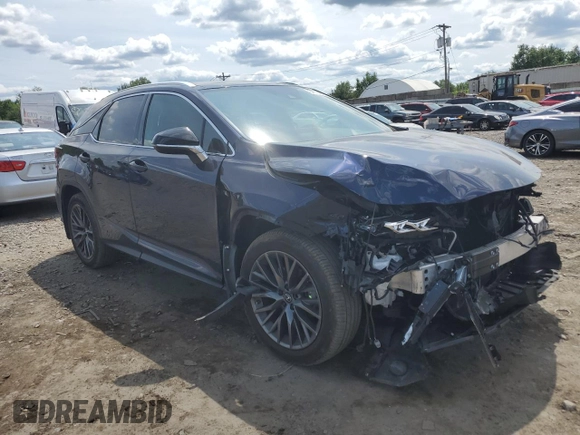 2022 Lexus RX with VIN 2T2YZMDA5NC351868, listed as a Copart auction lot 64174874 with 46,973 mi miles and Salvage Title. Bid and sale history available at carsss.com. Image 4.