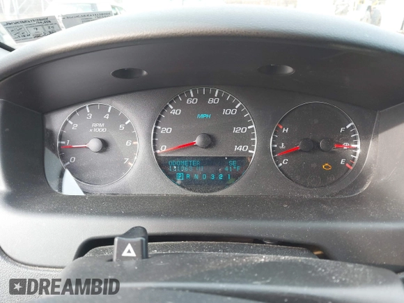 2007 Chevrolet Impala LT with VIN 2G1WC58R679138054, listed as a IAAI auction lot 41710640 with 131,063 mi miles and . Bid and sale history available at DreamBid. Image 7.