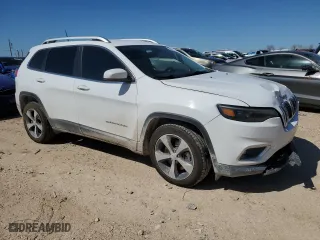 2019 Jeep Cherokee Limited with VIN 1C4PJLDB3KD487800, listed as a Copart auction lot 46547915 with 86,118 mi miles and Salvage Title. Bid and sale history available at carsss.com. Image 4.