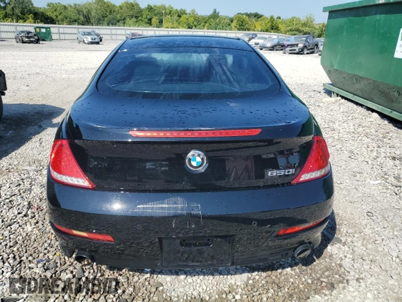2010 BMW 6 Series 650i with VIN WBAEA5C53ACV93647, listed as a Copart auction lot 66761884 with 114,711 mi miles and Salvage Title. Bid and sale history available at carsss.com. Image 6.