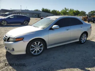 2007 Acura TSX Navi with VIN JH4CL96927C020580, listed as a Copart auction lot 58864535 with 167,172 mi miles and Salvage title. Bid and sale history available at DreamBid. Image 1.