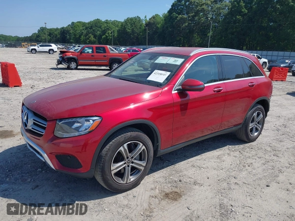 2019 Mercedes-Benz GLC 300 with VIN WDC0G4JB0KF657118, listed as a IAAI auction lot 42318010 with 77,578 mi miles and . Bid and sale history available at DreamBid. Image 18.