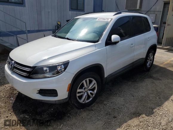 2016 Volkswagen Tiguan S with VIN WVGAV7AX9GW529699, listed as a Copart auction lot 62239475 with 119,075 mi miles and Clean title. Bid and sale history available at DreamBid. Image 1.