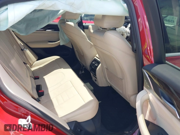 2021 BMW X4 xDrive30i with VIN 5UX2V1C07M9F59530, listed as a IAAI auction lot 42484957 with Not provided miles and . Bid and sale history available at DreamBid. Image 8.