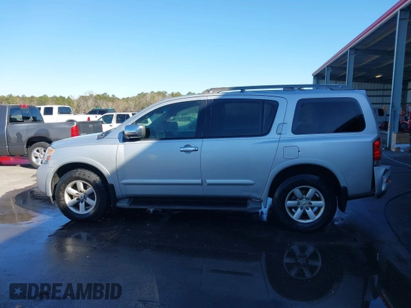 2011 Nissan Armada SV with VIN 5N1BA0ND1BN606068, listed as a IAAI auction lot 41222790 with 202,222 mi miles and . Bid and sale history available at DreamBid. Image 14.