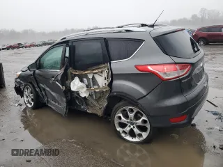 2015 Ford Escape Titanium with VIN 1FMCU9J98FUC02987, listed as a Copart auction lot 43179485 with 60,410 mi miles and Salvage Title. Bid and sale history available at carsss.com. Image 2.