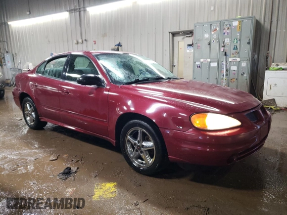 2004 Pontiac Grand Am SE1 with VIN 1G2NF52E64M612104, listed as a Copart auction lot 44439295 with 184,418 mi miles and Salvage Title. Bid and sale history available at carsss.com. Image 4.