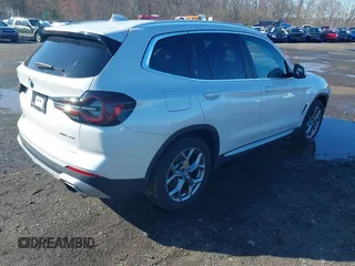 2023 BMW X3 xDrive30i with VIN 5UX53DP02P9P22066, listed as a IAAI auction lot 41843127 with 22,960 mi miles and . Bid and sale history available at DreamBid. Image 4.