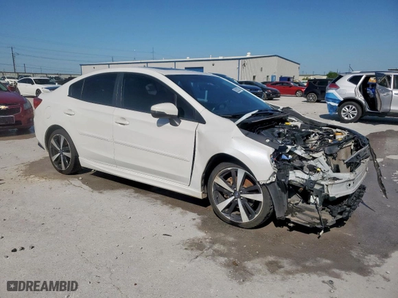 2019 Subaru Impreza Sport with VIN 4S3GKAM66K3609771, listed as a Copart auction lot 52625925 with 105,569 mi miles and Salvage Title. Bid and sale history available at carsss.com. Image 4.