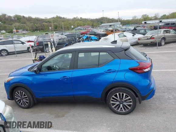 2023 Nissan Kicks SV with VIN 3N1CP5CV4PL553358, listed as a IAAI auction lot 42024111 with 15,172 mi miles. Bid and sale history available at carsss.com. Image 14.