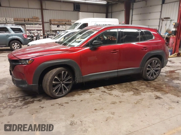 2023 Mazda CX-50 S Premium Plus with VIN 7MMVABEM8PN105411, listed as a IAAI auction lot 41378915 with 34,866 mi miles and . Bid and sale history available at DreamBid. Image 15.