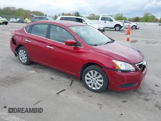 2014 Nissan Sentra S with VIN 3N1AB7AP8EY288627, listed as a IAAI auction lot 42173030 with 118,883 mi miles. Bid and sale history available at carsss.com. Image 1.