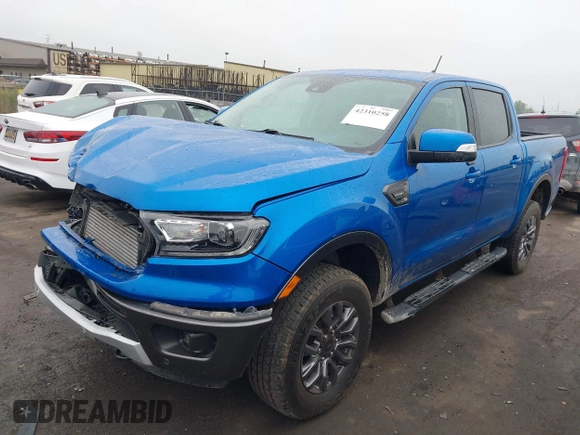 2021 Ford Ranger XL with VIN 1FTER4FH4MLE05749, listed as a IAAI auction lot 42310258 with 14,581 mi miles and . Bid and sale history available at DreamBid. Image 18.