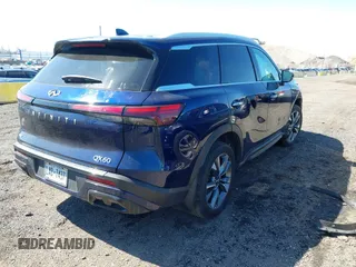 2023 Infiniti QX60 Luxe z VIN 5N1DL1FS3PC358124, wystawiony jako IAAI lot #41985237 z przebiegiem 17 259 mil mil oraz . Historia ofert i sprzedaży dostępna na DreamBid. Obrazek 4.
