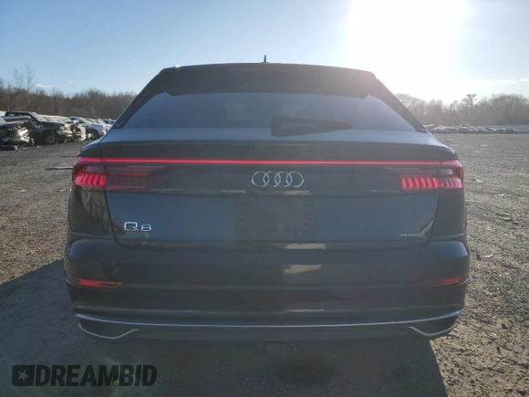 2019 Audi Q8 Prestige with VIN WA1CVAF12KD004982, listed as a Copart auction lot 88456775 with 72,135 mi miles and Salvage title. Bid and sale history available at DreamBid. Image 6.
