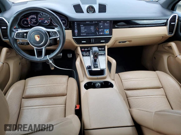 2021 Porsche Cayenne S with VIN WP1AB2AY5MDA27111, listed as a Copart auction lot 56602135 with 52,306 mi miles and Salvage title. Bid and sale history available at DreamBid. Image 8.