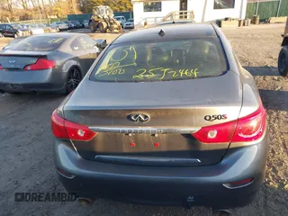 2014 Infiniti Q50 Sport with VIN JN1BV7AR0EM689590, listed as a IAAI auction lot 41766451 with Not Provided miles and . Bid and sale history available at DreamBid. Image 15.