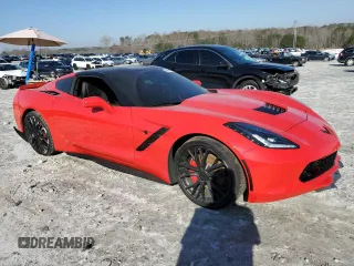 2015 Chevrolet Corvette 1LT with VIN 1G1YB2D76F5122480, listed as a Copart auction lot 48586755 with 57,836 mi miles and Salvage Title. Bid and sale history available at carsss.com. Image 4.