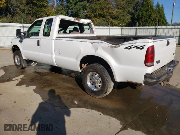 2001 Ford F-250 XL with VIN 1FTNX21L31EA53026, listed as a Copart auction lot 75316914 with 288,919 mi miles and Salvage title. Bid and sale history available at DreamBid. Image 2.