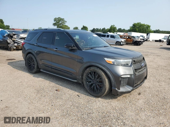 2020 Ford Explorer Platinum с VIN 1FM5K8HC5LGA34794, выставлен на аукционе Copart как лот 59169905 с пробегом Не указан миль и Списание • Salvage title. История ставок и продаж доступна на DreamBid. Изображение 4.